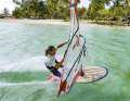 The Starboard Futura 110 in a surf test