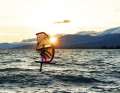 For a "play kid" like Balz Müller, the emergence of the Wings was like opening a new candy shop. At his home spot, Lake Uri in Switzerland, he has almost doubled the number of days he spends in the water with the foil and the wing. And during a downwinder in the evening sun, Balz relaxes from the stress of being a new dad.