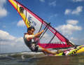 ...auf der goldenen Welle im Funboard-Cup...