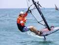 Benedikt Emser: The 17-year-old from Lake Constance is already fully committed to foil slalom.