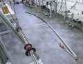 More than 100 bending tests: once with the same tensile force (125 kilos) - and additionally up to a fixed deflection (35 cm) in the centre.