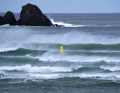 It would have taken more than a forgotten harness for these creamy waves to remain unsurfed.