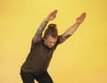 Pulling your arms in during yoga