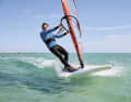 Relaxed cruising: With the right harness line setting, surfing becomes a pleasure