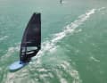 The copter can hardly follow: Freerace sails are perfect for top speed even in medium winds and on half-wind courses.
