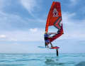 Windsurf foiling can give you a feeling of absolute ease in ten knots of wind and, unlike wing foiling, gives you the security of being able to bob home dry even in four knots.