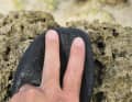 High shaft and "hidden" split toe.