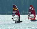 ...preferred to switch to a board and travelled to Lake Garda for training