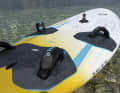Verrundetes, geräumiges Deck
