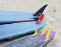 Weed fins are available for freeride and freerace, but also for waveboards and freestylers