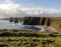The rocky outcrops of Duncansby Stacks in north-west Scotland defy the eternal surf.
