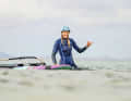 In addition to sport, she is studying bioinformatics on the Slovenian coast.