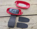 As well as the sturdy wrist strap, a supple neoprene neck strap is also included. This allows the Keyfender to be stowed away under the wetsuit.