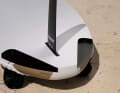 The rear features deep cut-outs.