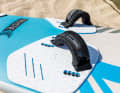Foot straps: Provide a secure hold for the feet on the board; screwed into the plugs and onto the footpads