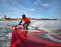 Christian Kohl is not the only one who goes out on the water all year round - even in frosty temperatures