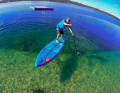 The wide tail makes it easier to perform sporty pivot turns.