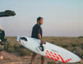 Even though he no longer competes, Jaeger is still active for his sponsors. He has developed a new board for Severne, reviving the asymmetrical philosophy of the 1980s and bringing it into the present day.