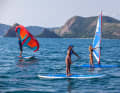 All-rounders between 10'0 and 11'0 offer acceptable directional stability when paddling, but can still be turned passably with small sails.