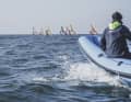 The wind was light, but the conditions were fair