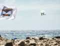 Fancy a one-footed front flip at a height of ten metres? No problem for Malo Guénolé
