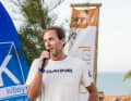 The tour manager is Tom Hartmann, who also organises the kite and wingfoil tour