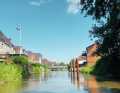 Approx. 6 km downstream on the "Hidden Waters of New Jork" tour in Estebrügge in the Altes Land shortly before the swing bridge in Estebrügge.