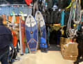 The inflatable step-on board STX Freeride 250 is also available. The price: 699 euros