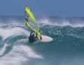 Leon Jamaer is now taking to the water with Patrik's sails.