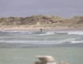 In Klitrosen, a handful of surfers enjoyed a private session