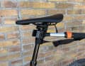 The Thule Reacha is securely fastened to the seat post with a click and Velcro fastener. Adjusting the length requires a little patience and a torque spanner
