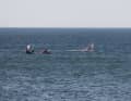 With an easterly offshore wind, the competition zone was a long way out to sea. This made things difficult for photographers and spectators, especially as there was no live stream.