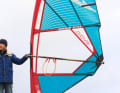 Up to 4.7, the EvoQ is a four-batten sail, after which a fifth batten comes into play