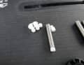 The screw length can be adjusted using small plastic spacers