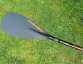 The new paddle blade is pleasingly thin despite its 3D shape