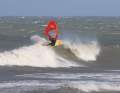 On the other hand, the sideoffshore wind allowed for the finest wave riding