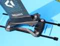 We tested the foil with the Quik Mount mast, which can be locked in place without tools. As soon as the system is officially launched, we will present it in detail