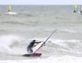 The sail offers a lot of propulsion in the turn