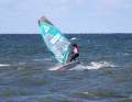 Kiri Thode gehörte im Freestyle zu den Fahrern, die am leichten Wind verzweifelt sind