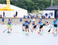 The races took place on the canoe regatta course...