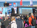However, the large video wall conveyed the racing action perfectly