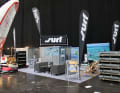 ...der surf-Stand (D36) ist schon fast fertig.