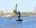 Initiate the turn to leeward with light edge pressure