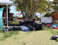 ...which we store at Radical Sports Tobago, the centre directly at the spot Pigeon Point.