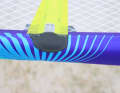 The slat attachments are protected against chafing