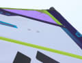 There is also a marker in the top for the ideal luff trim