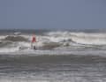 Mast-high waves and lots of wind made the heats very challenging.