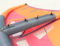 The corners of the handles are soft and rounded, which reduces the risk of damaging the board in the event of a fall