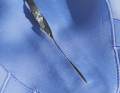 The zip is well protected against water ingress