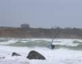 Storm Jitka really set the Baltic Sea on fire